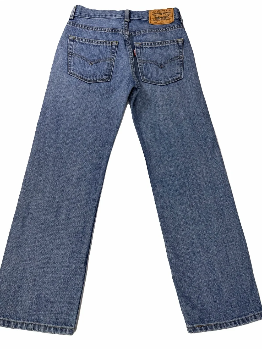 Levi's 550 Jeans Size Boys' 10 Slim 23" X 25" - Picture 5 of 10